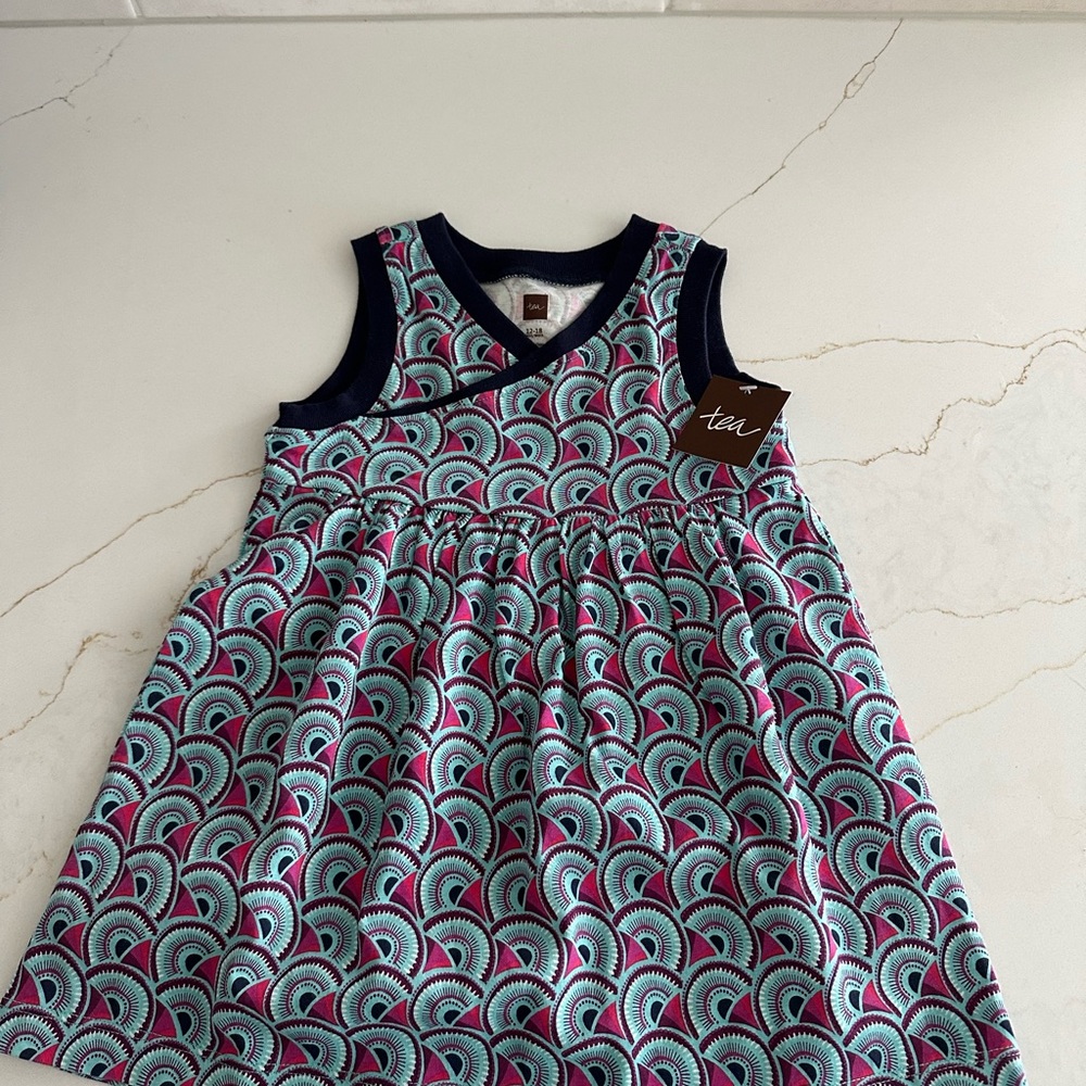 Tea Collection 12-18m Baby Dress in Teal